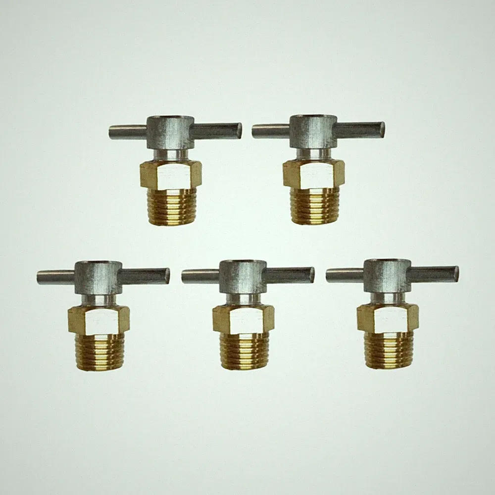 5 pcs Air Compressor Drain Valve for Speedaire 1AKB6 NPT Brass Quality