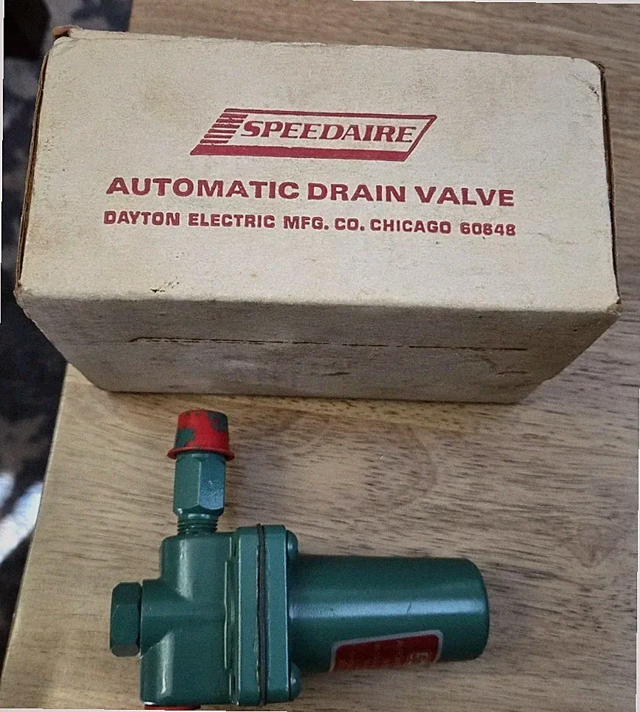 NOS Dayton Speedaire 2Z166 Automatic Air Compressor Tank Drain 60-175 LB RANGE