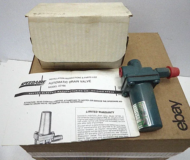 Speedaire (Grainger) Air Compressor Auto Drain